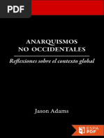 Anarquismos No Occidentales - Jason Adams