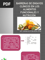 Barreras de Ensayos Clínicos en Los Alimentos Funcionales - EXPONER