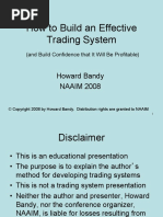 BandyHowtoBuildTradingSys PDF