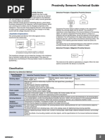 Proximity Sensors Technical Guide: Operating Principles