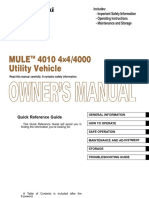 2009 Kawasaki MULE 4000 - Owners Manual PDF