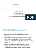 Health Economics Introduction