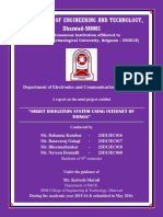 Smart Irrigation System Using IoT - Report 2016 PDF