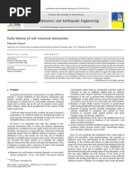 Early History of Soil-Structure Interaction - 2010