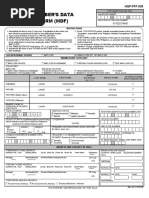 Member'S Data Form (MDF) : HQP-PFF-039