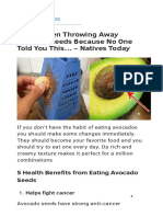 Avocado Seeds Benefits