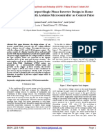 Effective Power Output Single Phase Inverter Design in Home Scale Application With Arduino Microcontroller As Control Pulse