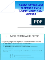 Basic Stimulasi Elektris Pada Nyeri Akut Dan Kronis