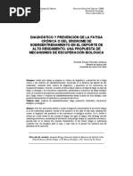 Diagnostico y Prevencion de La Fatiga Cronica o Del Sindrome de Sobreentrenamiento 1