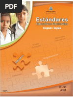 Estándares Educativos Nacionales Ingles I, II y III Ciclo (1-9 Grado) Honduras