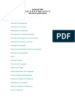 Manual de Interrogatorio, Tecnica Policial