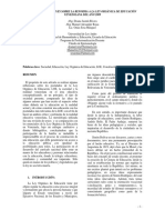 Algunas Reflexiones Sobre La Reforma A La Ley Orgánica de Educación Venezolana Del Año 2009 PDF