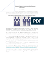 1 Primer Matrimonio Igualitario