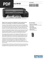 Epson Workforce M105 Datasheet