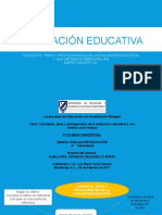  P1T2 Conceptos, Tipos y Protagonistas de La Evaluación Educativa