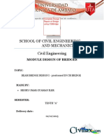 Complete Design Report of Bridge Using CSiBridge