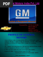 SWOT Analyses of General Motors India PVT