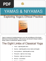 The Yamas Niyamas