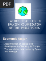 Factorsthatledtospanishcolonizationofthe 130106235341 Phpapp02