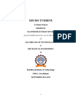 Micro Turbine: Rajneesh Kumar Singh