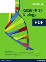 Edexcel GCSE Biology Specification (2016) PDF