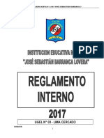 Reglamento Interno Institucion Educativa #1156 JSBL 2017 Ccesa007