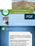 Pasivos Mineros 