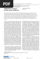 Bilingualism. The Good The Bad and The Indifferent PDF