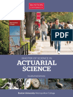 Bu Met Actuarial Science Brochure