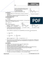 Hand-Out Chapter - 7: Physics: Alternating Current