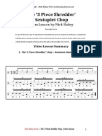 The '3 Piece Shredder' Sextuplet Chop