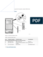 Control and Alarm Units: This Section Lists The Spare Parts For The Earlier Variant of RBS 2116