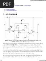 7.3 6T SRAM Cell: 7.4 Ring Oscillator 7. Case Studies 7.2 CMOS Inverter