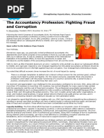 The Accountancy Profession: Fighting Fraud and Corruption - IFAC