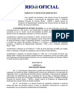 DECRETO N 15.180 - Regulamenta Gestao Das Florestas Da Bahia