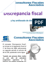 Discrepancia Fiscal y Ley Antilavado