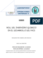 Rol Del Ingeniero Quimico