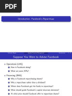 Introduction: Facebook's Repurchase: Nathalie Moyen Applied Financial Management 1 / 6