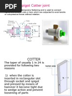 Design of Cotter Joint