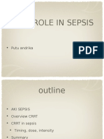 CRRT Role in Sepsis 17122016