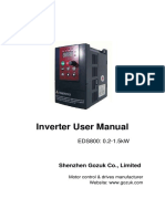 Gozuk Eds 800 Inverter User Manual PDF