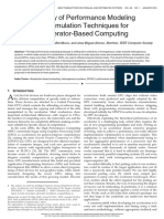 A Survey of Performance Modeling and Simulation Techniques For Accelerator-Based Computing PDF