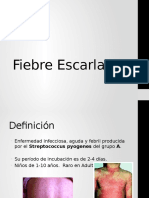 Fiebre Escarlatina