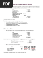 Lecture-12 Capital Budgeting Review Problem (Part 2)