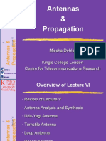 Antennas & Propagation: Mischa Dohler King's College London Centre For Telecommunications Research