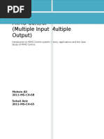 MIMO Control (Multiple Input Multiple Output)