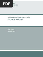 Small Claims Final Report