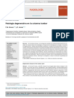 Patología Degenerativa de La Columna Lumbar PDF