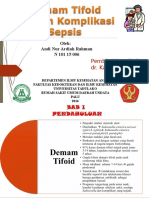 Demam Tifoid Dengan Komplikasi Sepsis