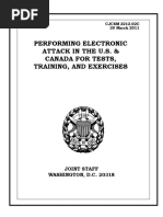 Restricted Joint Chiefs of Staff Manual 3212.02C Electronic Attack Exercises in U.S. and Canada PDF